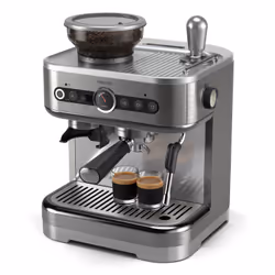 Philips PSA3218/01, Machine à expresso, 2,3 L, Broyeur intégré, 1350 W, Noir, Acier