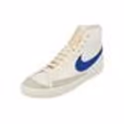 Baskets Homme Nike Blazer Mid 77 VNTG en Cuir Blanc - Lacets - Style Vintage