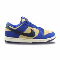 Basket Femme - NIKE - Dunk Low LX - Suède Bleu - Modèle DV7411-400 - Usage Occasionnel