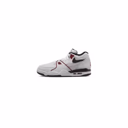 Basket Nike AIR FLIGHT 89 - Homme - Cuir - Blanc/Noir - Lacets