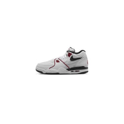 Basket Nike AIR FLIGHT 89 - Homme - Cuir - Blanc/Noir - Lacets