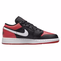 Chaussures - NIKE - Air Jordan 1 Low Gs - Rouge Noir - Femme - Adulte