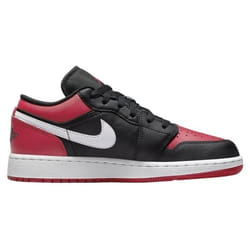 Chaussures - NIKE - Air Jordan 1 Low Gs - Rouge Noir - Femme - Adulte