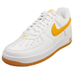 Baskets - Nike - AIR FORCE 1 LOW RETRO QS - Homme - Or Blanc - Cuir - Lacets - 45.5 EU