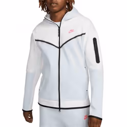 Sweat à Capuche Homme NIKE Sportswear Tech Fleece Blanc - Manches Longues - Col Capuche