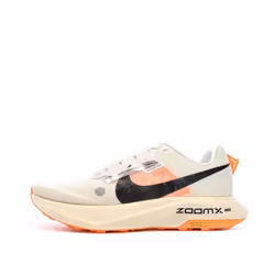 Chaussures de trail Blanches/Noires/Oranges Femme Nike Zoomx Ultrafly