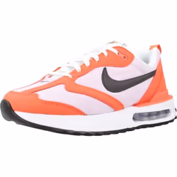 Baskets NIKE WMNS AIR MAX DAWN Orange - Femme - Lacets - Plat - Textile