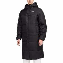 Doudoune Longue Noir Femme Nike Therma-FIT Classics