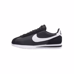 Baskets - Nike - CORTEZ - Femme - Textile - Lacets - Noir Blanc