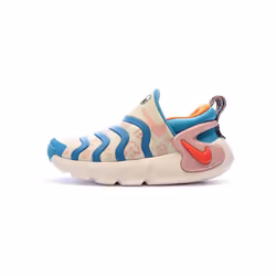 Baskets Blanche/Bleu/Orange Fille Nike Dynamo Go