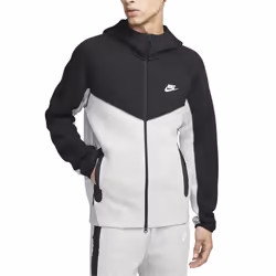Nike Sweat à Capuche et Zip pour Homme Tech Fleece Windrunner Gris FB7921-064