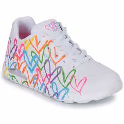 Sneakers Uno Highlight Love Caoutchouc Blanc