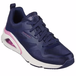Baskets Skechers Femme Bleu - Tres-Air Uno - Revolution-Airy - Lacets - Compensé
