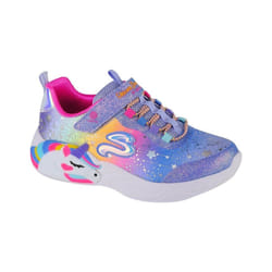 Chaussures - SKECHERS - Slights Unicorn Dreams - Mixte - Enfant - Lacets - Synthétique - Plat