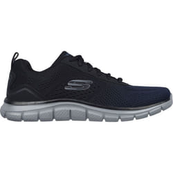 Chaussures - SKECHERS - Track-Ripkent 232399-NVBK - Bleu - Talon Plat - Lacets
