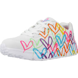 Baskets fille Skechers Uno Lite Spread The Love