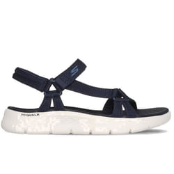 Sandales Go Walk Flex Sublime Textile Bleu Marine