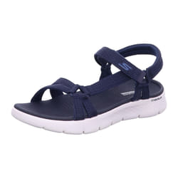 Sandales Go Walk Flex Sublime Textile Bleu Marine