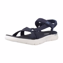 Sandales Go Walk Flex Sublime Textile Bleu Marine