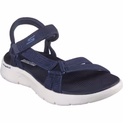 Sandales Go Walk Flex Sublime Textile Bleu Marine