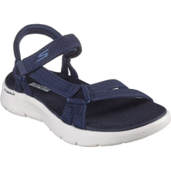 Sandales Go Walk Flex Sublime Textile Bleu Marine