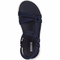 Sandales Go Walk Flex Sublime Textile Bleu Marine