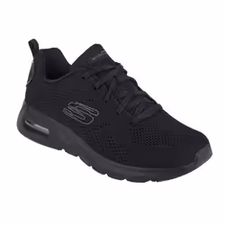 Sneakers Skechair Courtslick Avenue Textile Noir