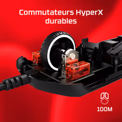 HyperX Pulsefire Haste 2 - Souris gaming (blanc) - Vue supplémentaire 8