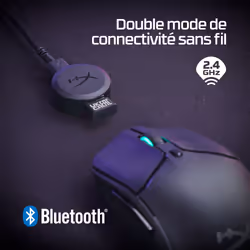 HyperX Pulsefire Haste 2 - Souris sans fil gaming (noir) - Vue supplémentaire 10