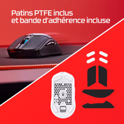 HyperX Pulsefire Haste 2 - Souris sans fil gaming (noir) - Vue supplémentaire 13