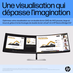 HP Écran incurvé DQHD E45c G5 - Vue supplémentaire 10