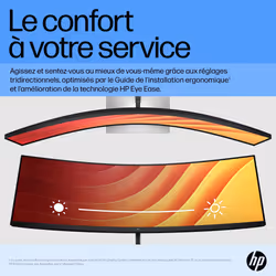 HP Écran incurvé DQHD E45c G5 - Vue supplémentaire 12