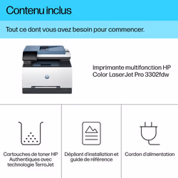 HP Color LaserJet Pro MFP 3302fdw Laser A4 600 x 600 DPI 25 ppm Wifi - Vue supplémentaire 10