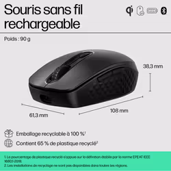 HP 695 Rechargeable Wireless Mouse - Vue supplémentaire 10