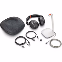 POLY Micro-casque Voyager Surround 85 UC USB-C + adaptateur USB-C/A + base de chargement - Vue supplémentaire 8