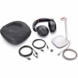 POLY Micro-casque Voyager Surround 85 UC USB-C certifié Microsoft Teams + adaptateur USB-C/A +base de chargement - Vue supplémentaire 6