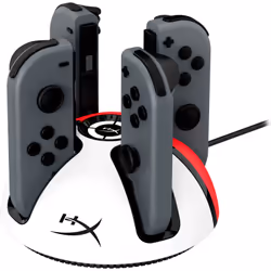 HyperX ChargePlay Quad 2 Manette de jeux Rouge, Blanc USB Intérieure