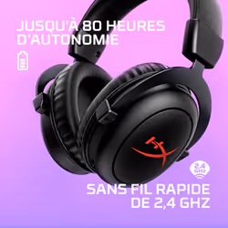HyperX Casque de jeu sans fil Cloud II Core - Vue supplémentaire 9