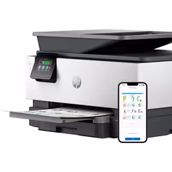 HP OfficeJet Pro Imprimante tout-en-un 9120b, Couleur, Imprimante pour Maison et Bureau à domicile, Impression, copie, scan, fax, Sans fil; Impression recto-verso; Numérisation recto-verso; Numérisation vers e-mail; Numérisation vers PDF; Télécopie; Port avant pour lecteur Flash USB; Écran tactile; Imprimer depuis un téléphone ou une tablette; Chargeur automatique de documents