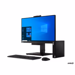 Lenovo ThinkCentre M75q, 3,4 GHz, AMD Ryzen™ 5, 5600GE, 16 Go, 512 Go, Windows 11 Pro