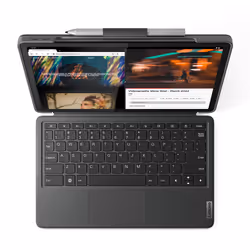 Lenovo ZG38C04505 clavier pour tablette Pogo Pin Gris