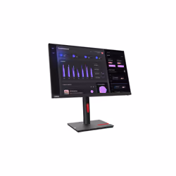 Lenovo ThinkVision T24i-30, 60,5 cm (23.8"), 1920 x 1080 pixels, Full HD, LED, 6 ms, Noir