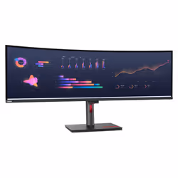 Lenovo ThinkVision P49w-30, 124,5 cm (49"), 5120 x 1440 pixels, DQHD, LED, 6 ms, Noir