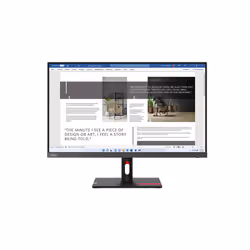 Lenovo ThinkVision S27i-30 écran plat de PC 27" Full HD LED Gris - Vue supplémentaire 3
