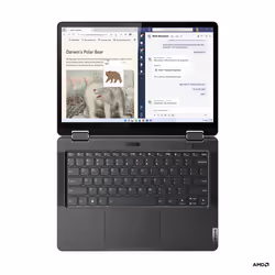 Lenovo 13w Yoga 2-en-1 13.3" PC portable Tactile Ryzen 5 7530U 8Go 256Go SSD Noir - Vue supplémentaire 14