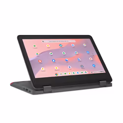 Lenovo 300e Yoga Chromebook 29,5 cm (11.6") Écran tactile HD MediaTek Kompanio 520 8 Go LPDDR4x-SDRAM 64 Go eMMC Wi-Fi 6 (802.11ax) ChromeOS Gris
