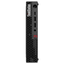 Lenovo ThinkStation P3 Tiny Mini PC i9-13900T 32Go 1 To SSD NVIDIA T1000 Win11 Pro Station de travail Noir