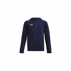 Sweatshirt à capuche molleton full zip enfant Under Armour Rival