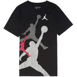 T-Shirt - JORDAN - Gradient Stacked Jm SS Tee - Noir - Manches courtes - Enfant
