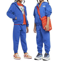 Survêtement Enfant - Nike - Club Fleece Zip - Bleu - Manches longues - Respirant